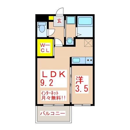 カレラ　Ⅱの物件間取画像